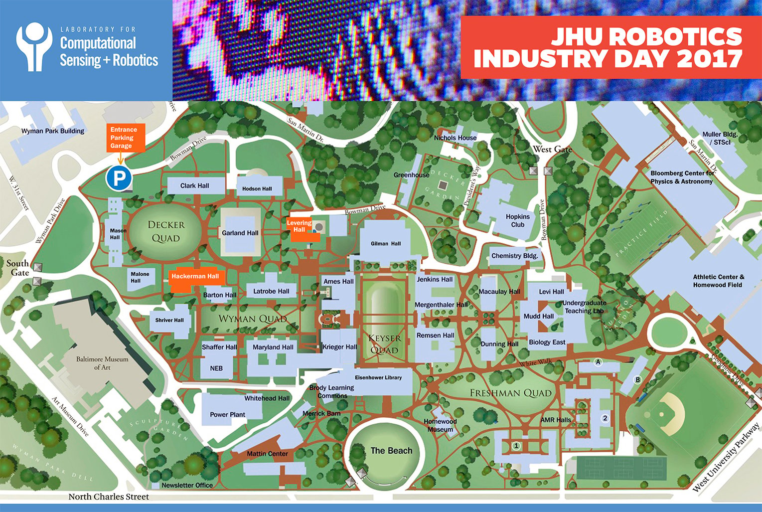 johns hopkins university campus map Laboratory For Computational Sensing Robotics Calendar johns hopkins university campus map