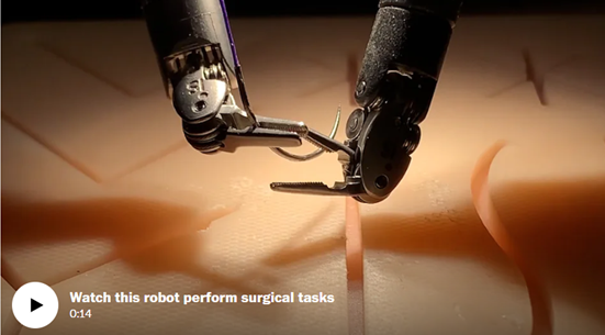 In a first, surgical robots learned tasks by watching videos